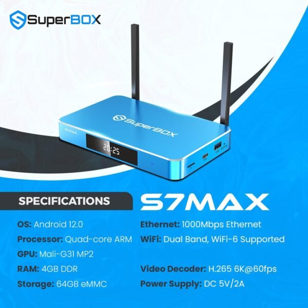 Superbox S7MAX-Offical Product